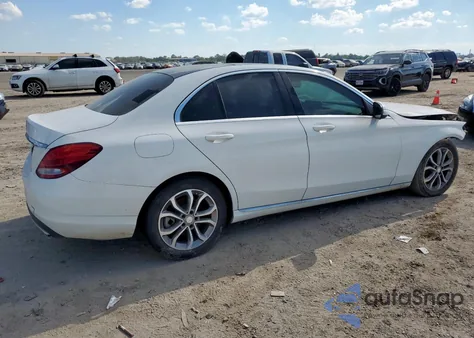 2015 Mercedes-Benz C 300 from USA, damaged, VIN 55SWF4JB6FU056503
